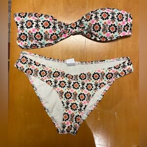 Jack Wills Bandeau Bikini - size 8